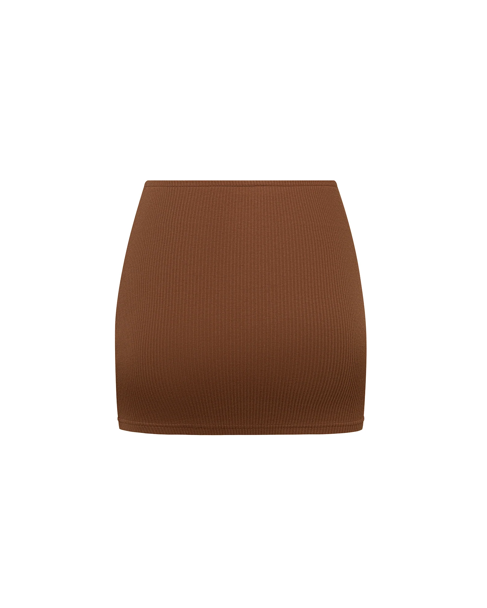 Ribbed Mid Rise Skirt - Image 2
