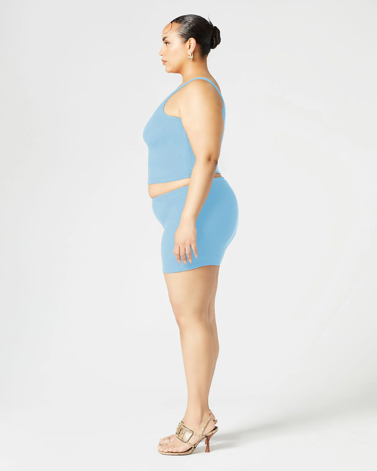 Ribbed Mid Rise Skirt - Image 5
