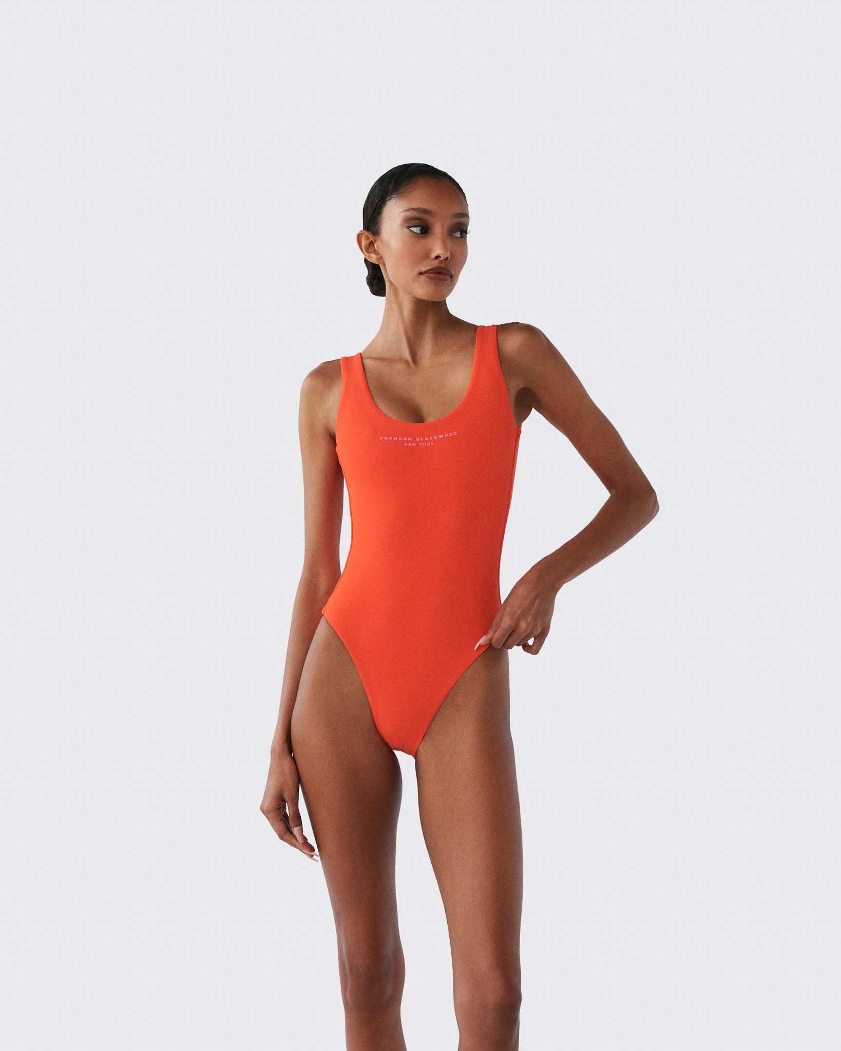 Logo One-Piece Swimsuit - Image 2